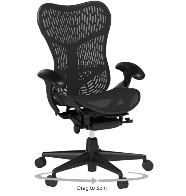 Herman Miller Mirra 2 Chair - Tilt Limiter and Seat Angle, Butterfly Back