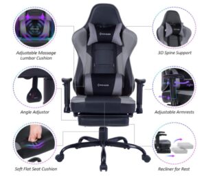 VON RACER Massage Gaming Chair - Features Details