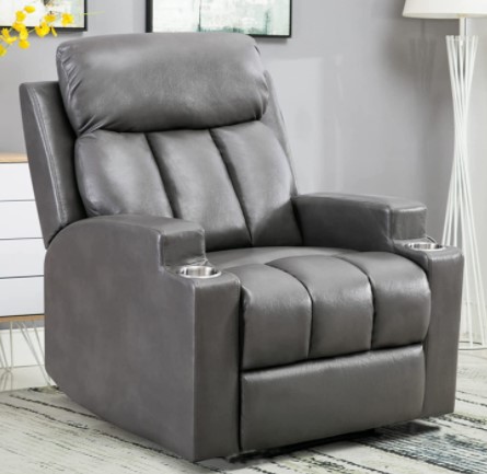 ANJ Breathable PU Leather Recliner Chair