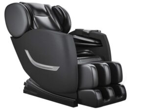 Full Body Electric Zero Gravity Shiatsu Massage Chair with Bluetooth Heating and Foot Roller for Home and Office(