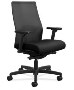 HON Ignition 2.0 Mesh Back Task Chair with Adjustable Arms and Adjustable Lumbar Support