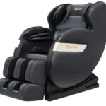Real Relax Massage Chair, Full Body Zero Gravity Shiatsu Massage Recliner with Bluetooth Heat Foot Roller